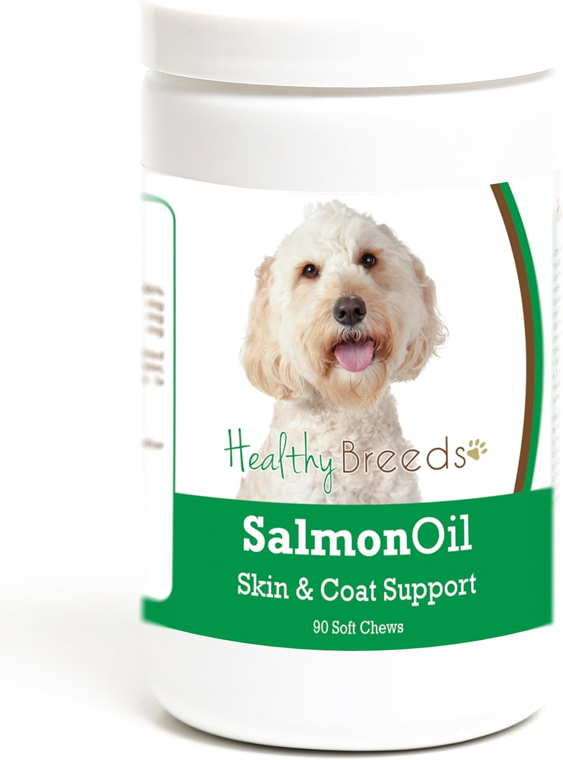 Healthy Breeds Salmon Oil Soft Chews para Perros, 90 Galletas Blandas de Aceite de Salmón