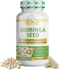 Cápsulas de Semillas de Moringa Ecológicas de Organic Veda - 120 Cápsulas Veganas