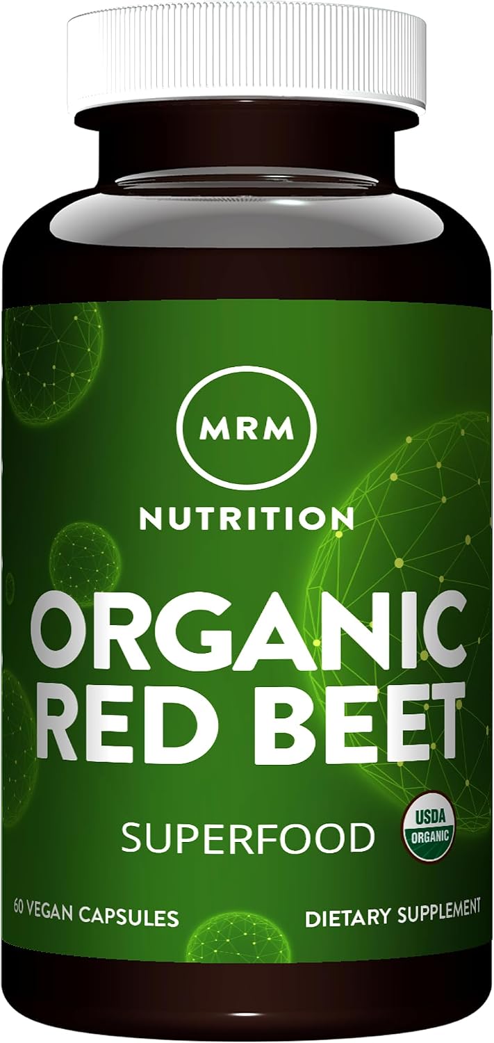 MRM Organic Red Beet Powder - Polvo de Remolacha Orgánica - Vegano y Sin Gluten - 24 porciones