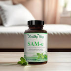 HealthyWayRx 1500mg SAM-e Suplemento de S-Adenosilmetionina - 60 Cápsulas