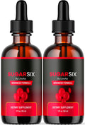 (2 Pack) Sugar Six, Sugar Six Drops, SugarSix, Sugar 6, SugarSix Support Formula, Sugar 6 Supplement, Sugar Six Formula, SugarSix Drops, Sugar Six Reviews, SugarSix Formula, 2 Bottles for 2 Months
