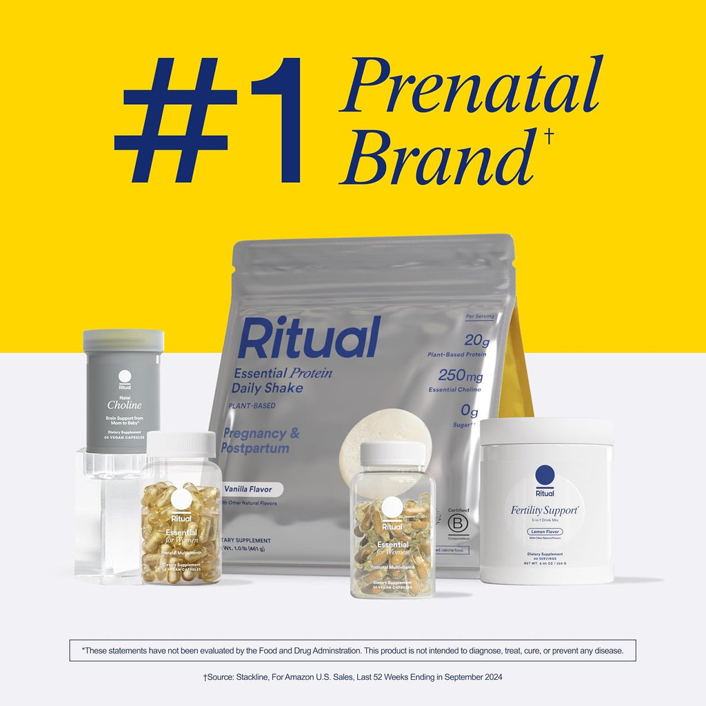 Ritual Myo-Inositol, NAC y CoQ10 - Suplemento femenino 3 en 1 en polvo para bebida