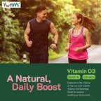YUM-V'S Vitamina D3 Gummies 5000 IU – 60 Gominolas