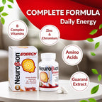 Neurobion Energy - 60 Capsules with Vitamins B1, B2, B6, B12, Zinc and Chromium