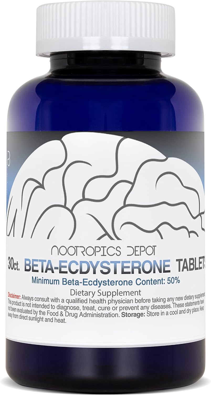 Beta-Ecdysterone 50% Cápsulas | 500 mg | Extracto de Cyanotis Arachnoidea | 30 Unidades
