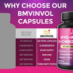 BMVINVOL Inositol 40:1 con Berberina y Ashwagandha - 2 Pack (180 Cápsulas)