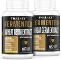 Thalacy Spermidine Suplemento 13mg - 1300mg Extracto de Germen de Trigo, con Zinc y Vitamina B1, 120 Cápsulas