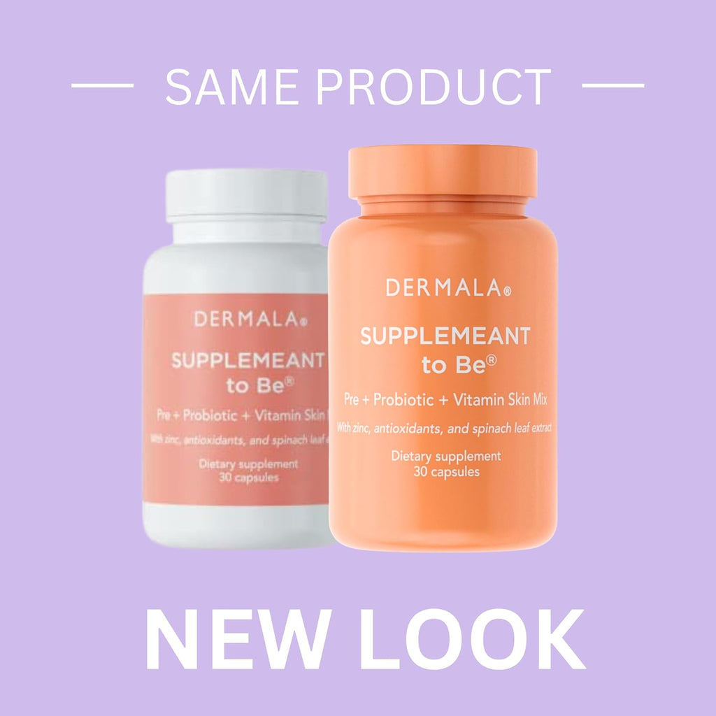 Dermala #FOBO SUPPLEMEANT to Be Acné - Suplemento con Prebióticos, Probióticos, Vitaminas y Zinc