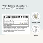Integrative Therapeutics Riboflavina - Suplemento de Vitamina B2, 30 Comprimidos