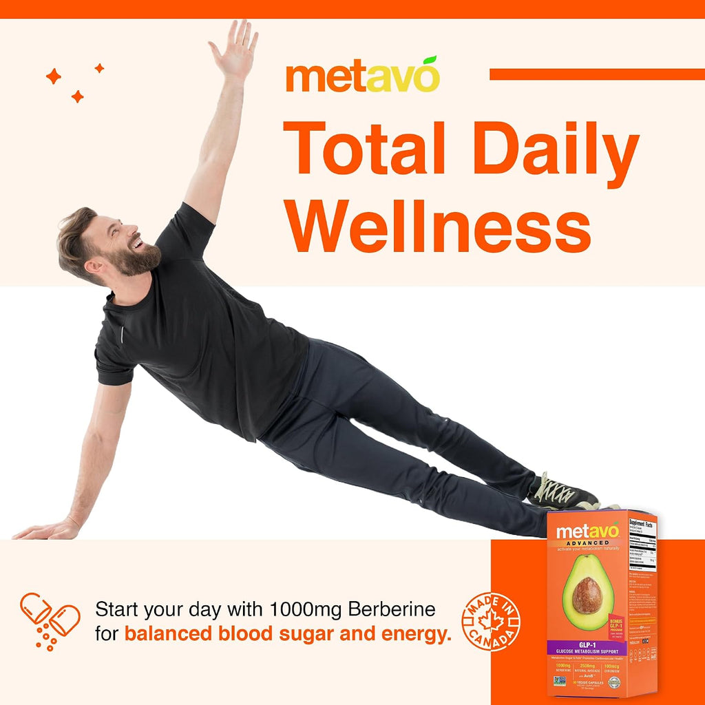 Metavo Advanced GLP-1 Metabolism Support – 90 Cápsulas