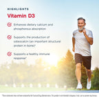 Jarrow Formulas Vitamina D3 2500 IU - 200 Cápsulas Blandas (Pack de 2)