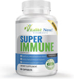 Super Wellness Refuerzo Inmune - Quercetina, 25 Vitaminas, Hierbas y Superalimentos - 60 Cápsulas