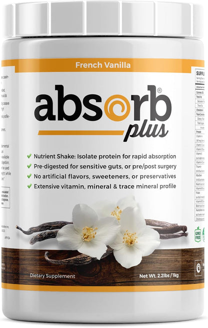 Absorb Plus Isolate Protein - Complemento – Dificultad para masticar, tragar o digerir alimentos sólidos. – Image 1