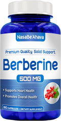 Berberina 500mg – Suplemento de Fácil Absorción (180 Cápsulas) – NasaBeahava