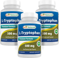Best Naturals L-Tryptophan 500 mg 60 Cápsulas (Pack de 3)
