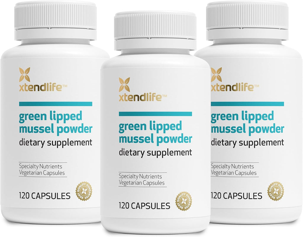 Xtend-Life Mejillón de Labio Verde 2400 mg por ración | 120 Cápsulas | Para la salud articular