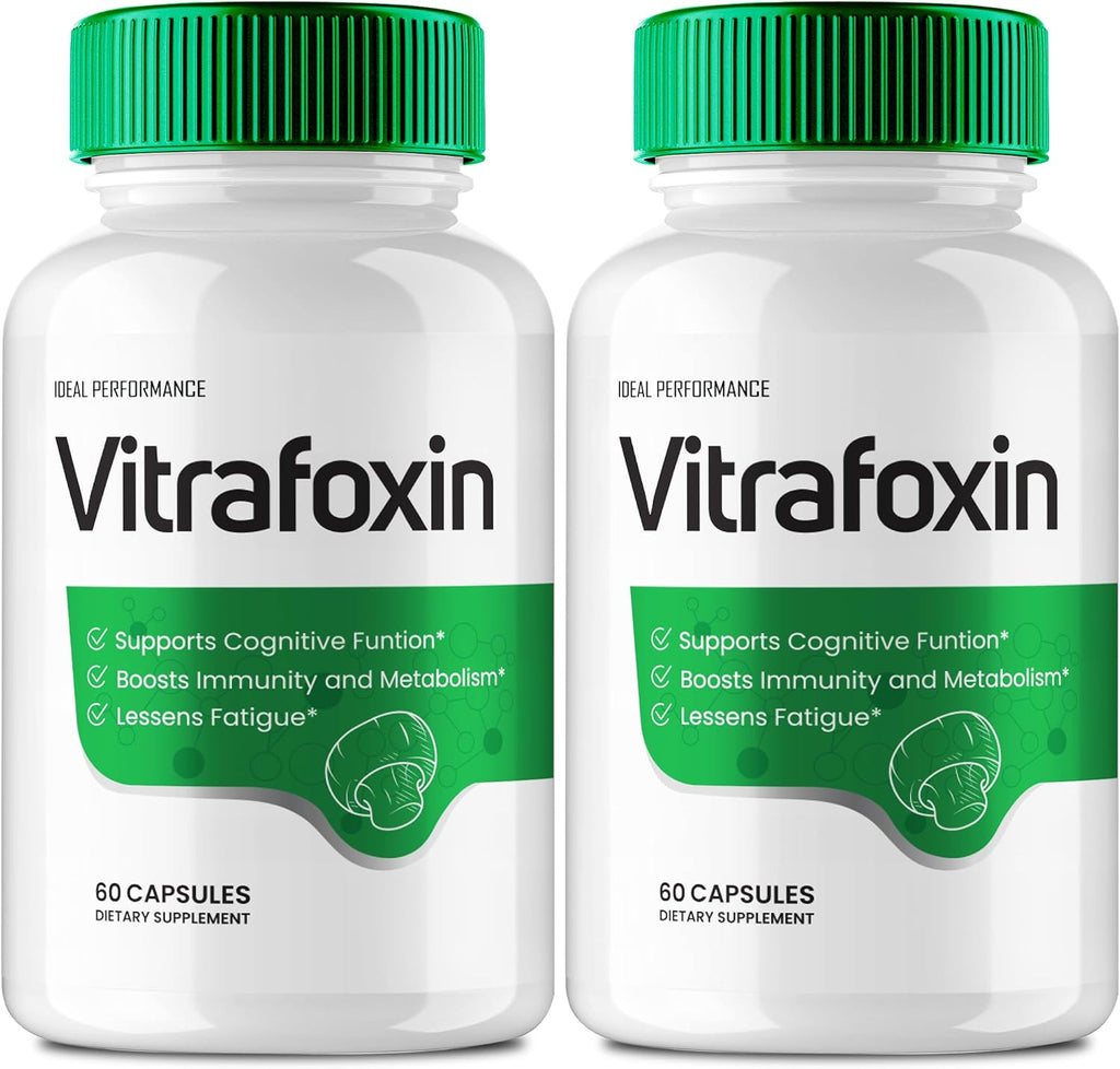 IDEAL PERFORMANCE Vitrafoxin Cápsulas – Suplemento Nootrópico para Nervios y Cerebro (2 Paquetes)
