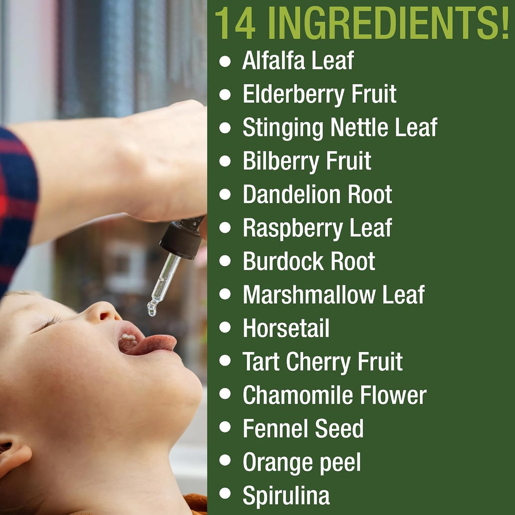 Peak Performance Kids - Multivitamínico Líquido Herbal para Niños - 60 ml