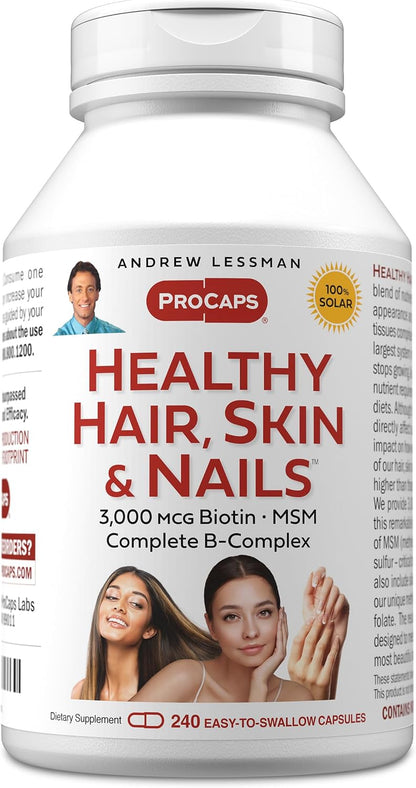 ANDREW LESSMAN Healthy Hair, Skin and Nails – El mantenimiento del cabello en condiciones normales. – Image 1