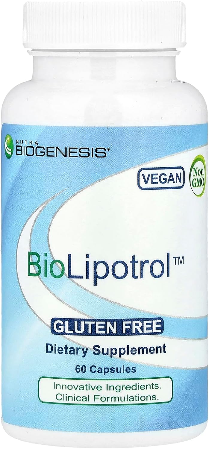 BioLipotrol - Red Yeast Rice con CoQ10 y Niacin - 60 Capsules