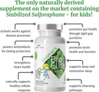 BrocElite Kids - Suplemento de Brócoli con Sulforafano para Niños - 60 Cápsulas Veganas