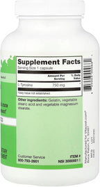 Vitacost L-Tyrosine, 750 mg, 180 Cápsulas