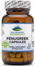 Cápsulas de Fenogreco Orgánico 600mg - 90 Cápsulas Veganas Kosher
