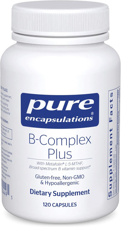 Complejo B Plus de Pure Encapsulations - 60 cápsulas – Image 8