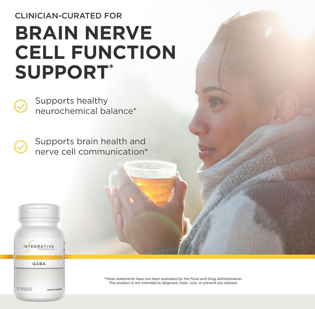 Integrative Therapeutics GABA - 60 Cápsulas - Suplemento para el Equilibrio Neuroquímico