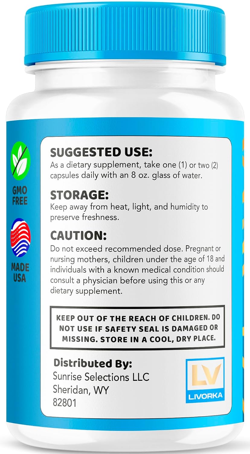 Liv Pure - Cápsulas para el Hígado, 120 Cápsulas (Paquete de 2)