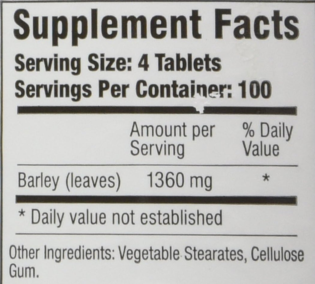 Green Supreme Barley Power 400 Comprimidos