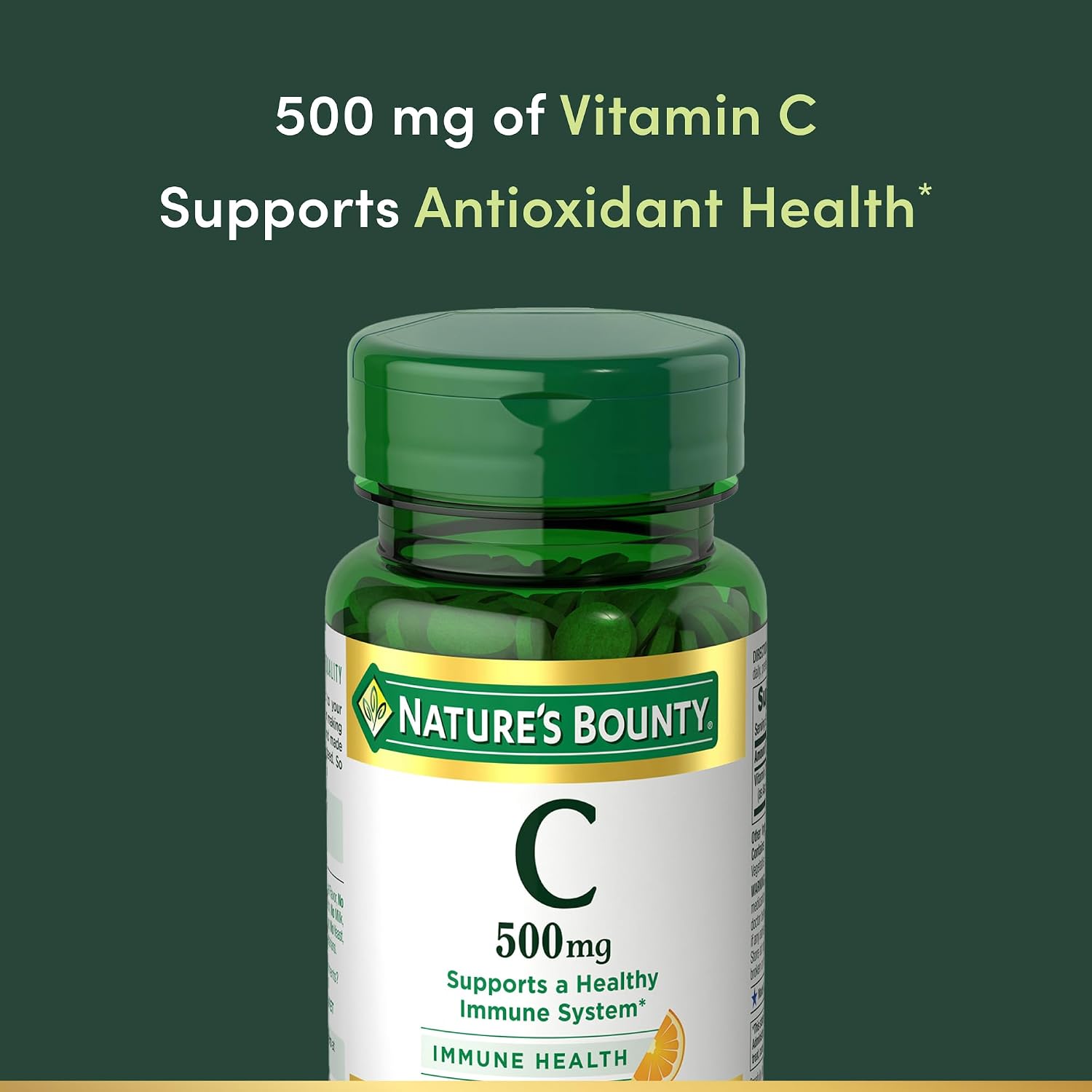 Nature's Bounty Vitamina C 500 mg, 100 Tabletas