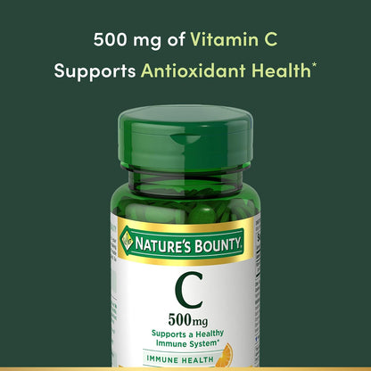 Nature's Bounty Vitamina C 500 mg, 100 Comprimidos – Image 2