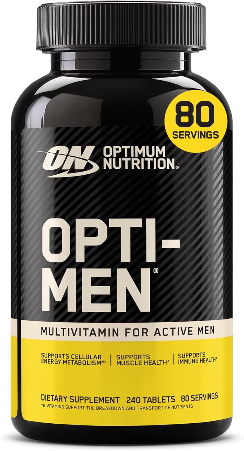 Optimum Nutrition Opti-Men Multivitamínico para Hombres, 240 Comprimidos