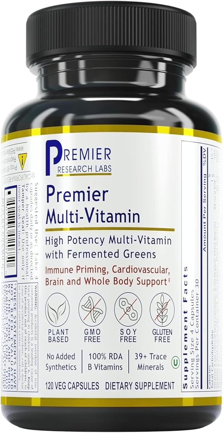 Premier Research Labs Multivitamínico Vegano - 120 Cápsulas