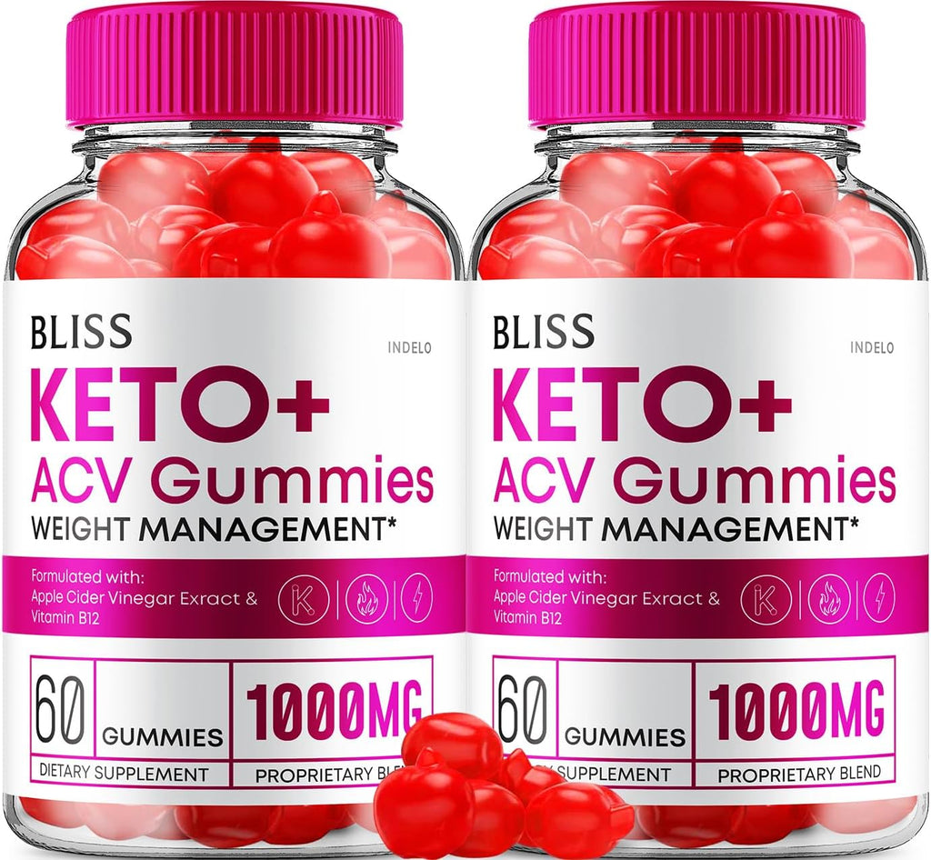 Bliss Keto ACV Gummies - 2 Pack (120 Gominolas)