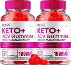 Bliss Keto ACV Gummies - 2 Pack (120 Gominolas)