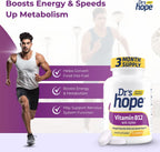 Vitamina B12 1000 mcg – 90 Comprimidos Masticables – Dr’s Hope