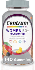 Centrum MultiGummies para Mujeres 50+ - Gominolas Multivitamínicas con Vitaminas D3, E, B6, B12 y Biotina - 140 Gominolas