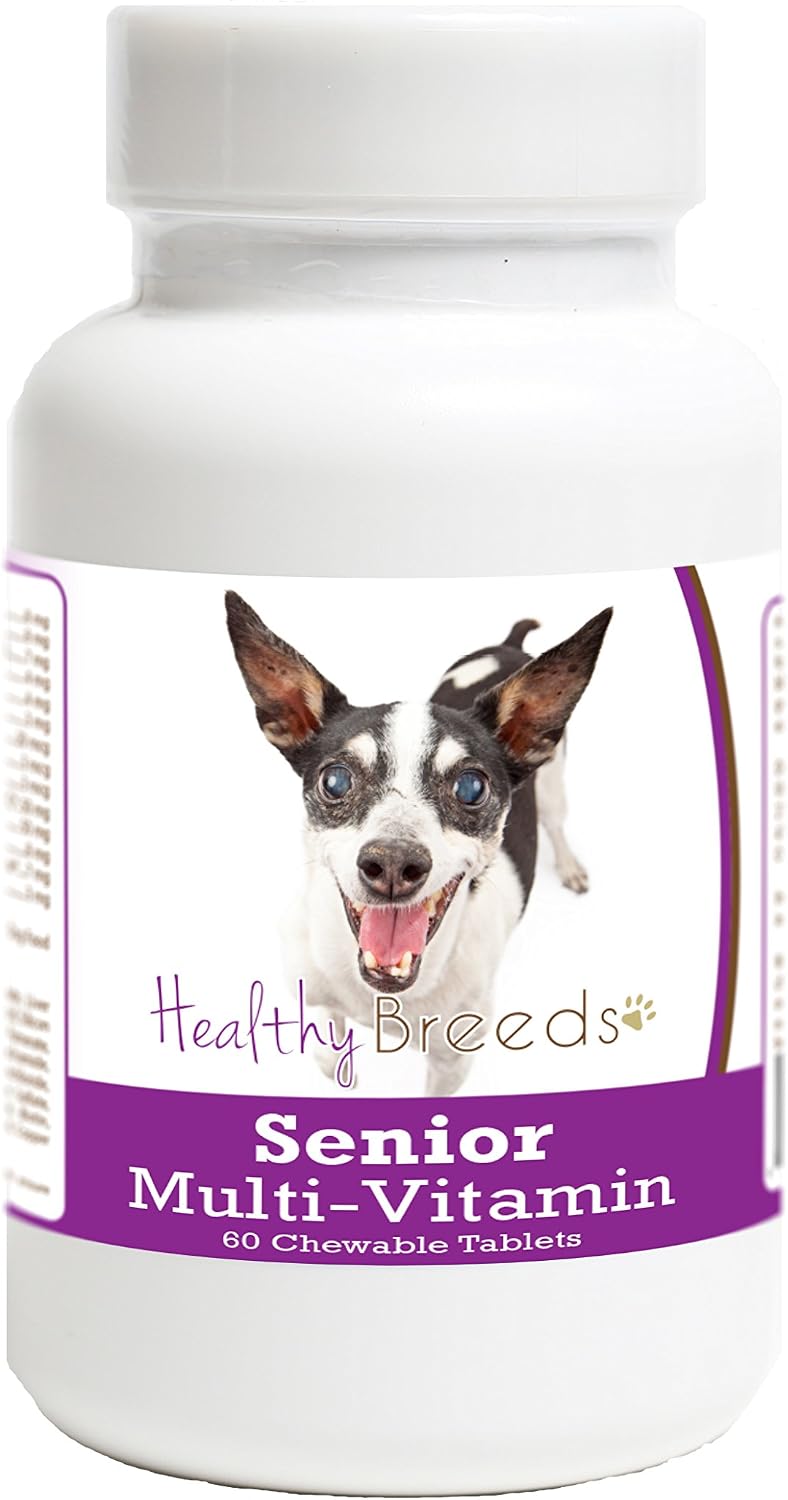 Healthy Breeds Rat Terrier Senior Dog Multivitamin Tablets 60 Count