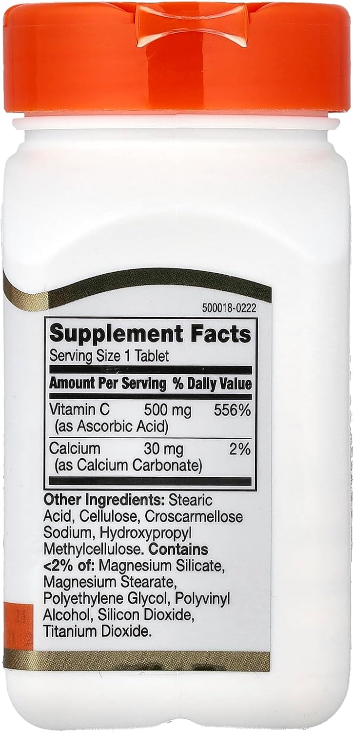 Vitamina C 500 mg – 21st Century, 110 comprimidos