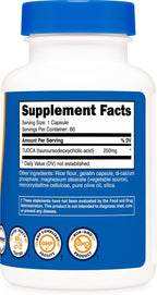 Nutricost TUDCA 250mg, 60 Cápsulas (3 Botellas)