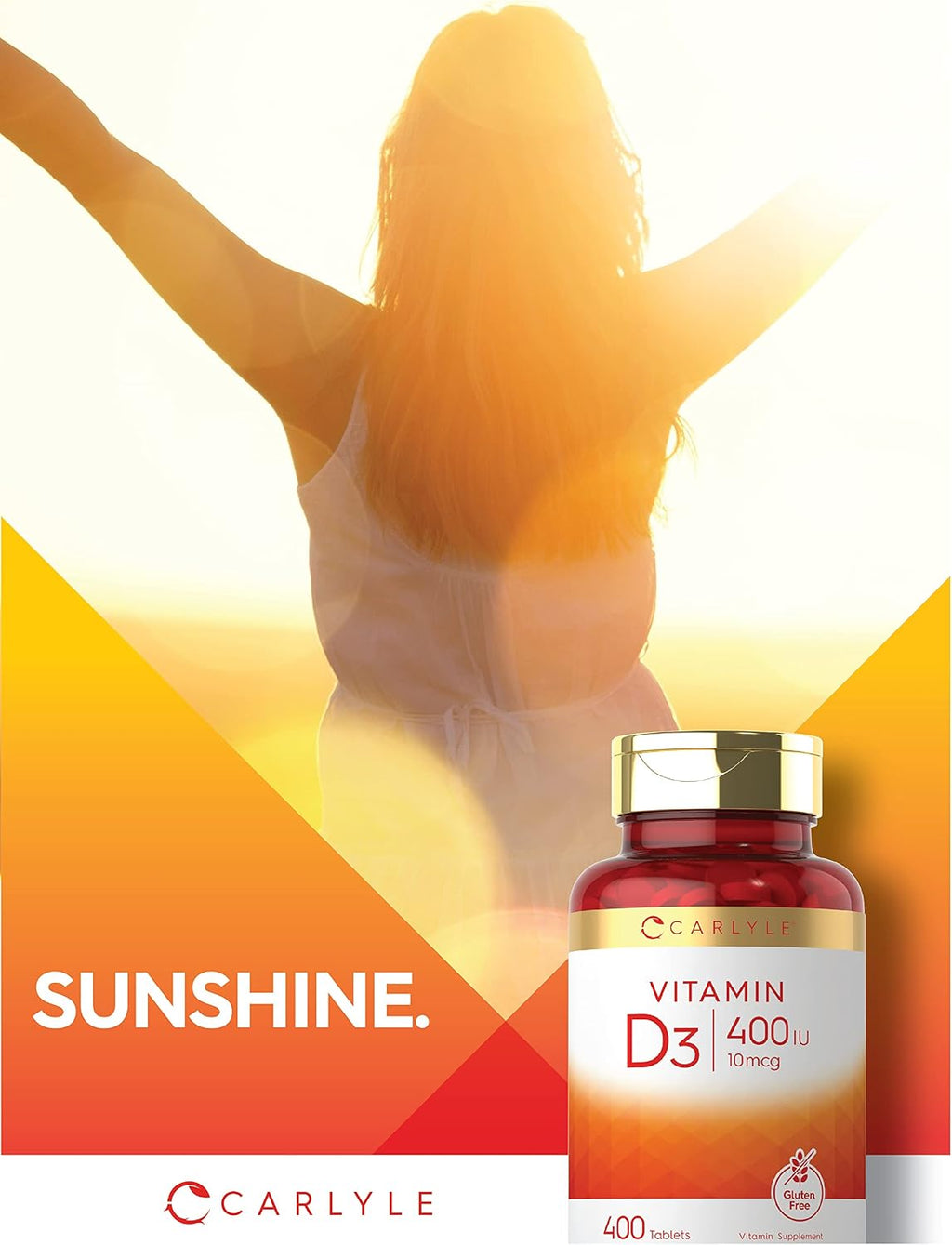 Carlyle Vitamina D3 400 UI (10 mcg) - 400 Comprimidos