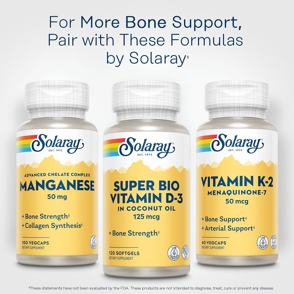 SOLARAY Super Bio Vitamin D3 in Coconut Oil - 5000 IU - 120 Softgels