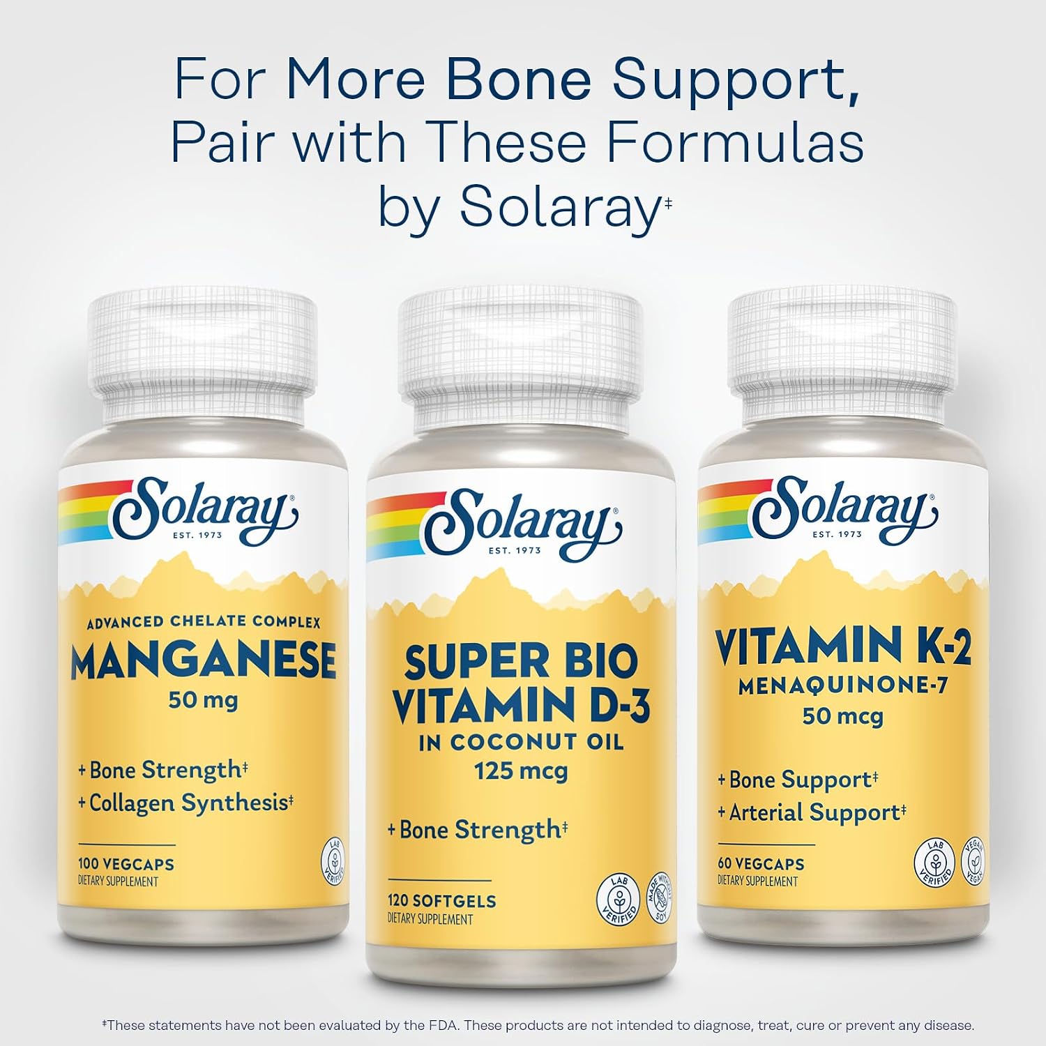 SOLARAY Super Bio Vitamin D3 in Coconut Oil - 5000 IU - 120 Softgels