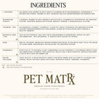 Pet MatRx Think Suplemento Cognitivo y Calmante con Colágeno y Magnesio para Perros Grandes y Muy Grandes