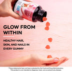LIVS Beauty Plus Gomitas de Biotina para Cabello, Piel y Uñas, Sabor Crema Soda - 60 uds