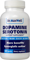 Dr. Maxwell Suplemento de Serotonina y Dopamina - 60 Cápsulas
