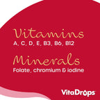 VitaDrops Multivitamin Jelly Beans para Mujeres y Hombres - 90 Gomitas (30 Días)