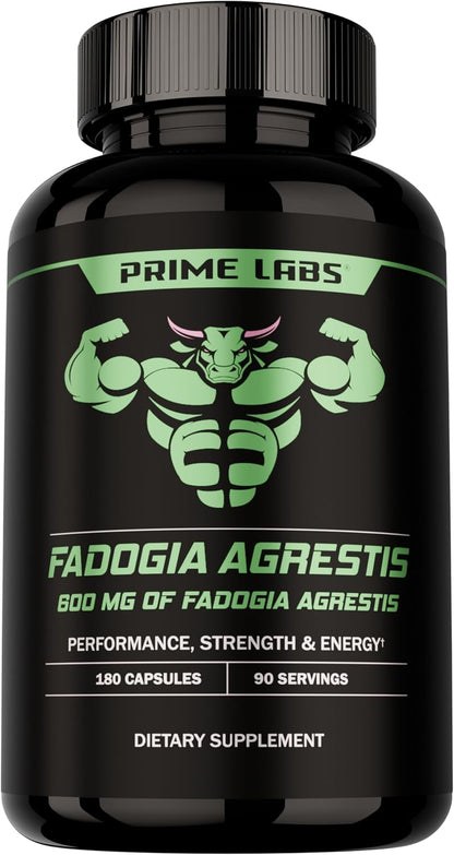 Prime Labs Fadogia Agrestis para Hombres - – Rendimiento y energía: Ideal para quienes entrenan con regularidad o – Image 1